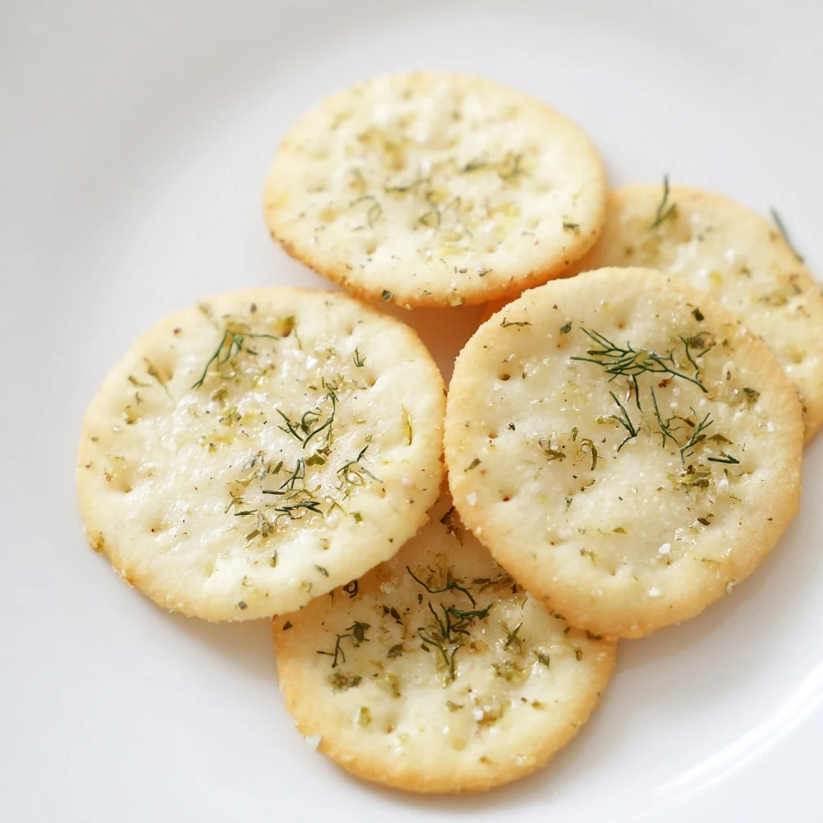 Dill Pickle Saltines Recipe: golden crispy crackers with tangy dill aroma  