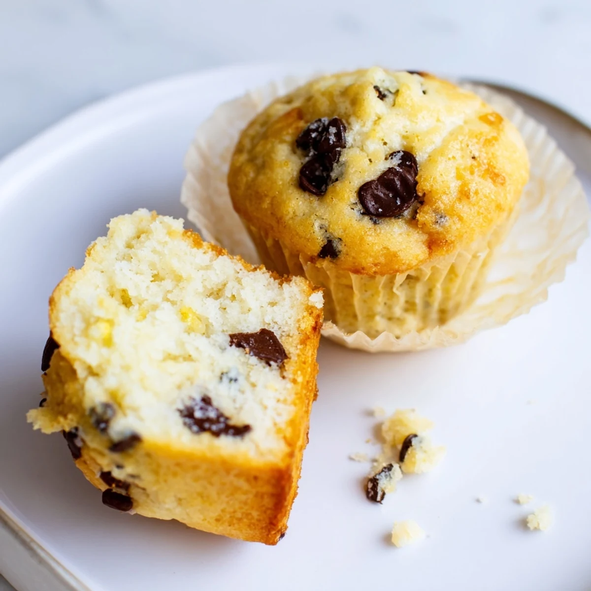 Fresh-baked Little Bites Mini Muffins nestled in paper liners, buttery aroma