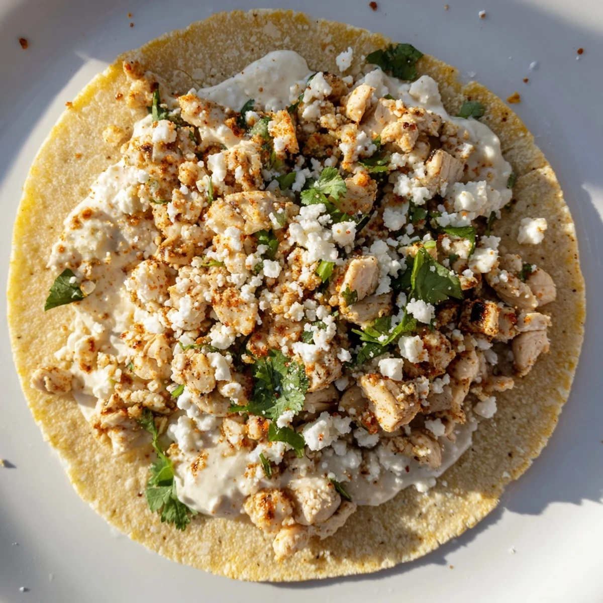 Vibrant Street Corn Chicken Tacos loaded with cheesy, zesty corn and juicy grilled chicken.