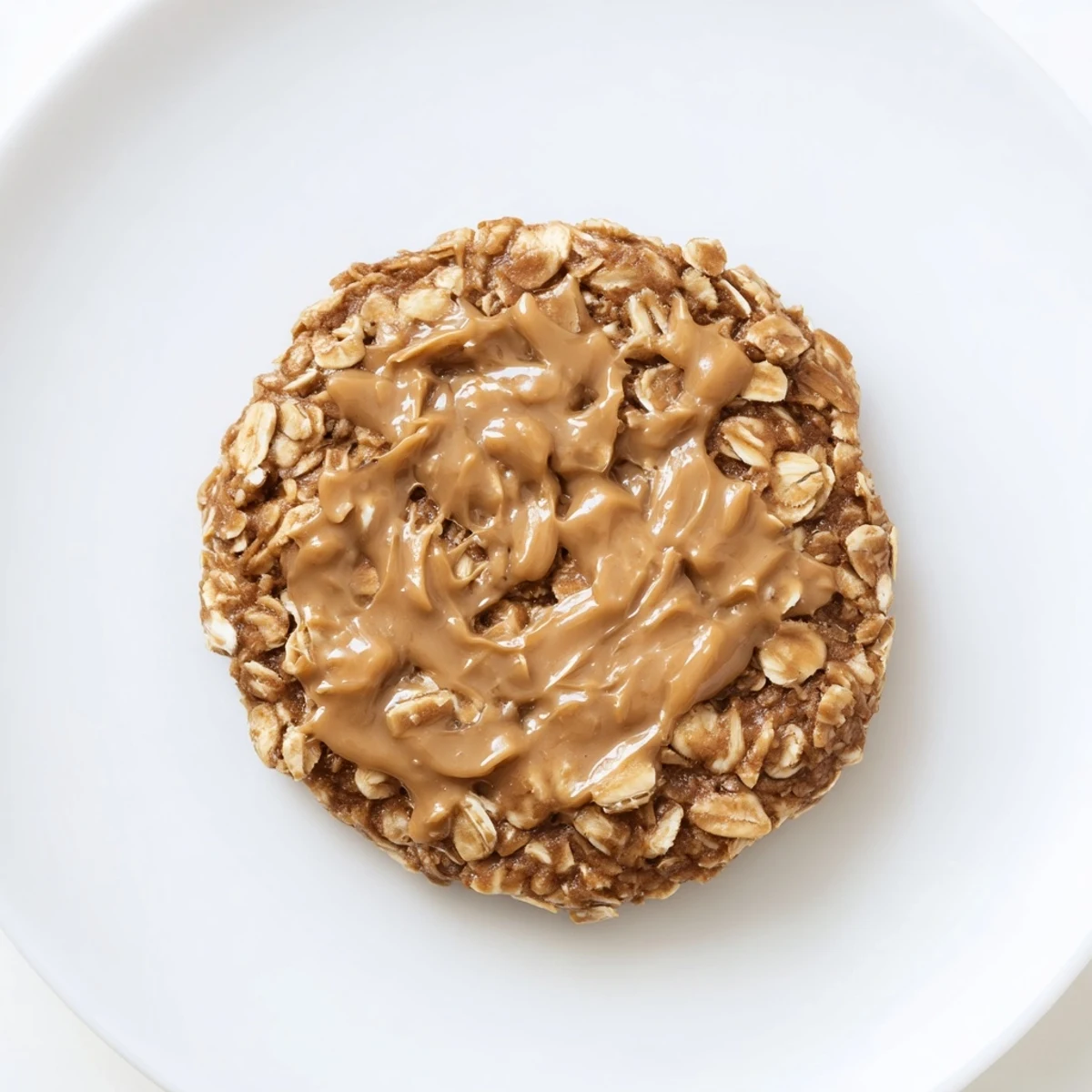 Stack of rich, chewy Peanut Butter No Bake Cookies ready to enjoy  
