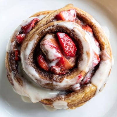 Strawberry Cinnamon Rolls
