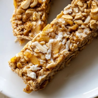 Apple Peanut Butter Granola Bars