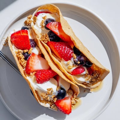 Fluffy Pancake Tacos Breakfast